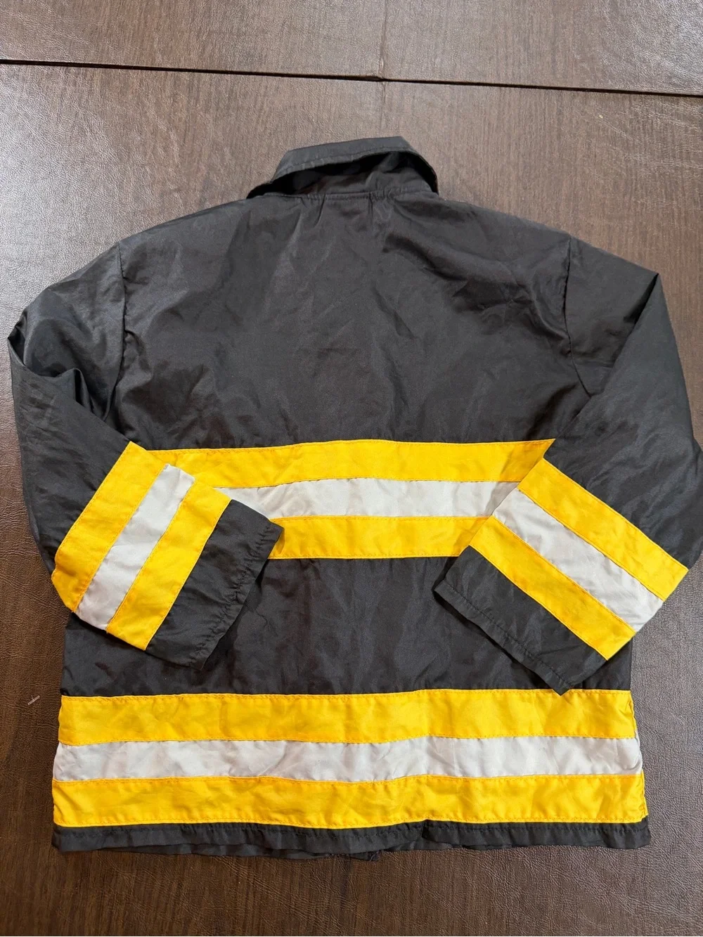 Disney Mickey Mouse Black & Yellow Firefighter Costume with Hat Sz XS